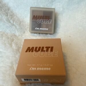 I'M MEME Multi Cube Eyeshadow & Cheek Deep Chocolate Mousse Korean Skincare NEW